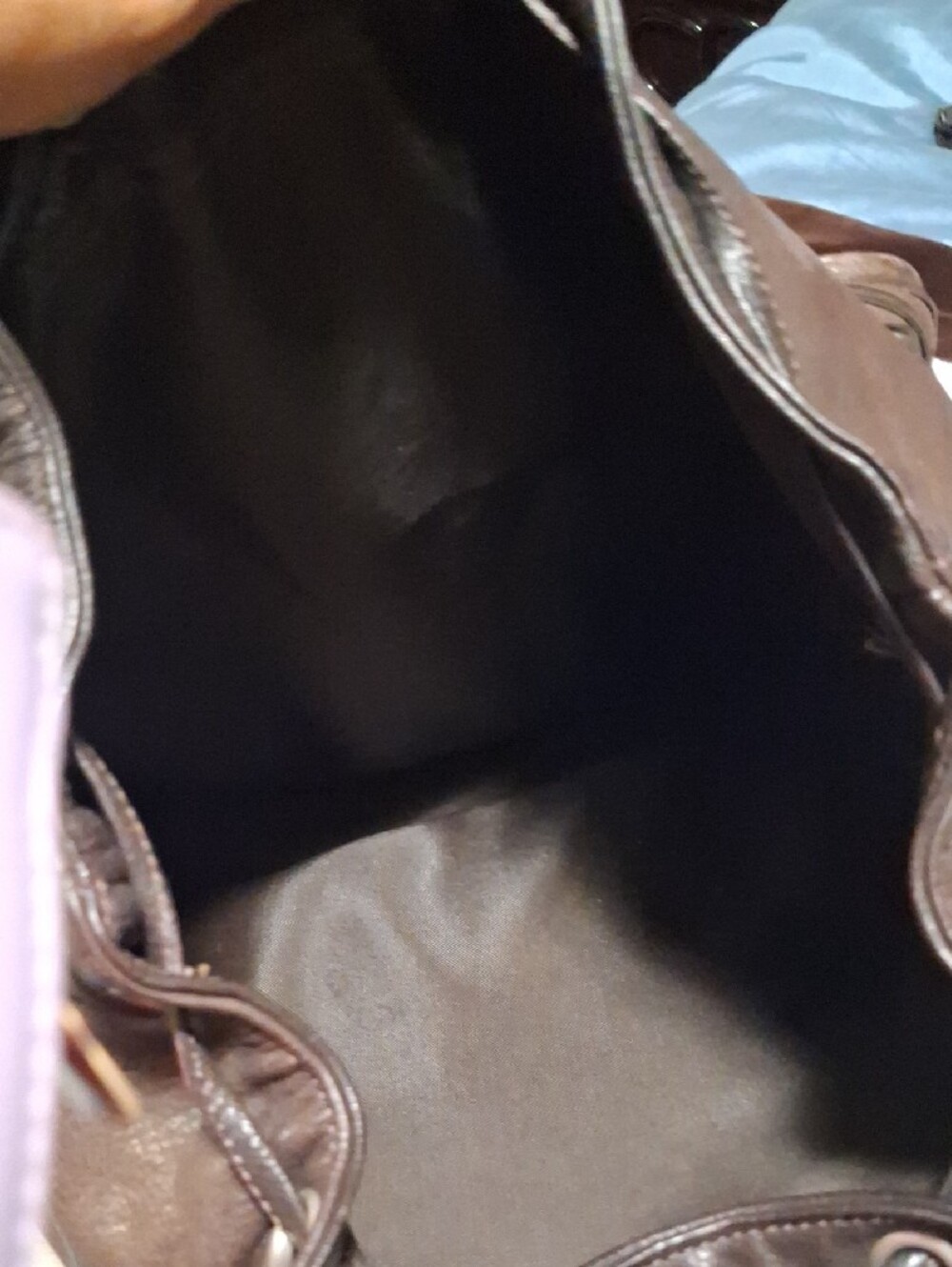 Canyon Outback Dark Brown Leather Backpack with Front Pockets - Picture 7 of 9